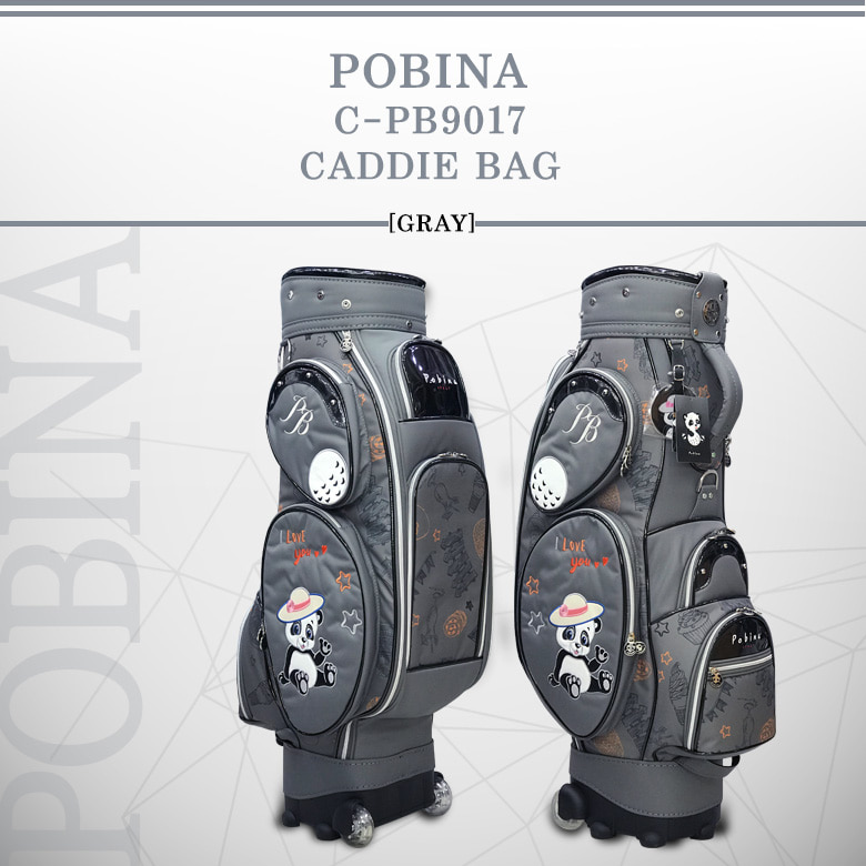 그린스포츠 정품/포비나 PB9017 캐디백 3색/골프백/골프가방